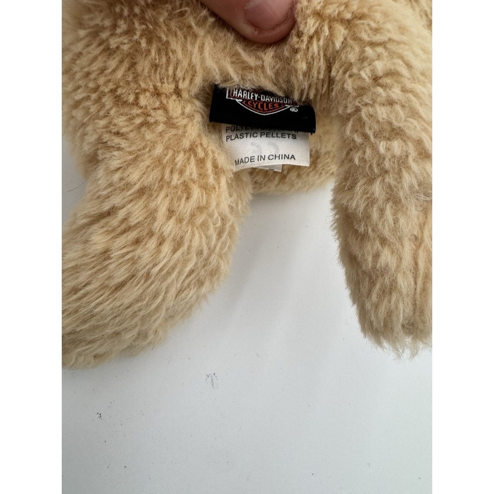 Harley Davidson 12" Plush  Golden Retriever Stuffed Animal Bandana Biker Dog Toy - Picture 4 of 7